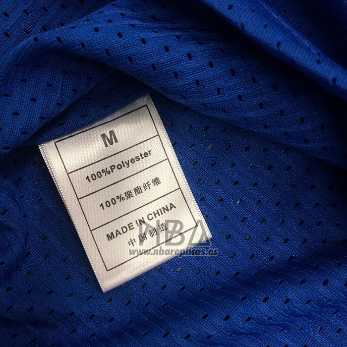 Camiseta Manga Corta All Star 2009 Allen Iverson NO 3 Azul